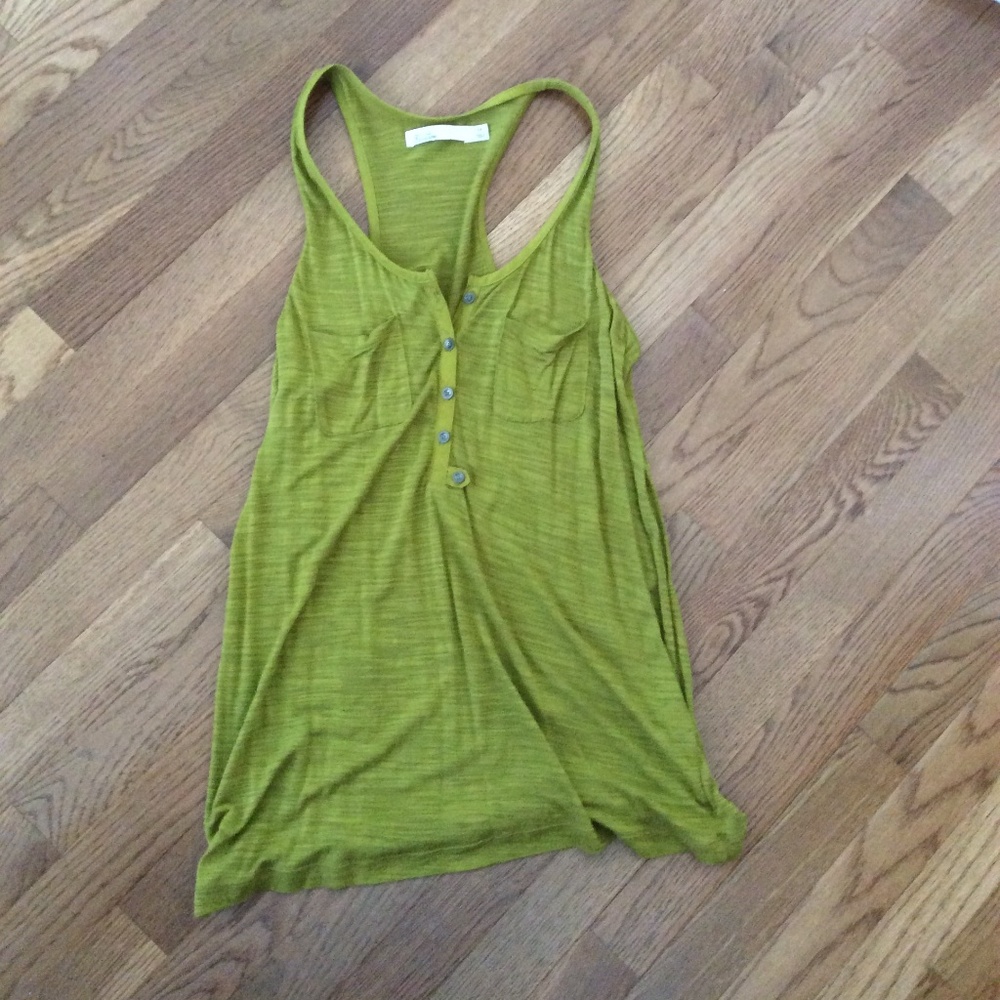 Madewell hi line tank top